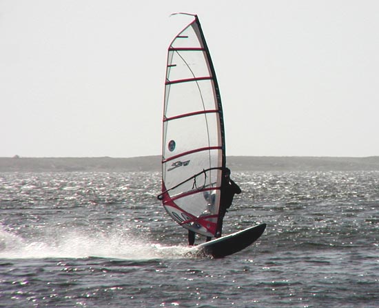 [Photo of wind surfer]