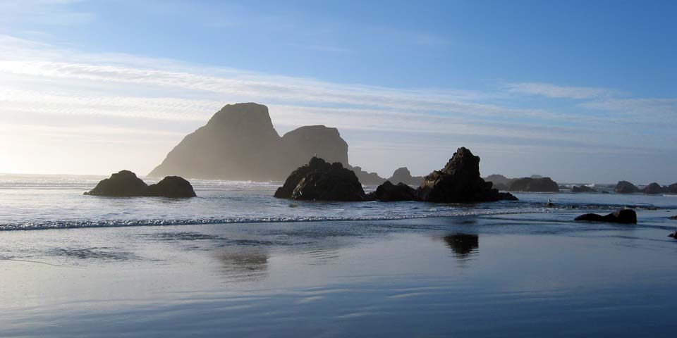 [Photo of beach at minus 2-foot tide]